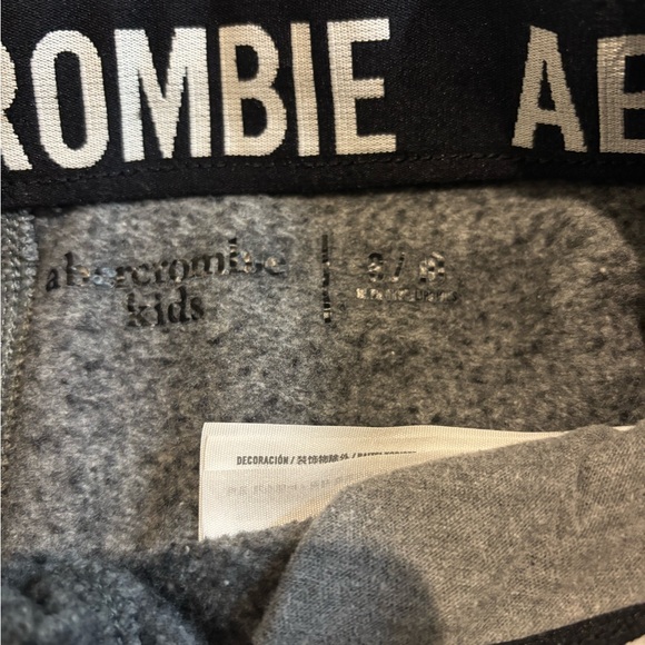 Abercrombie Kids Light Gray Joggers Boys 9/10 - Picture 4 of 4